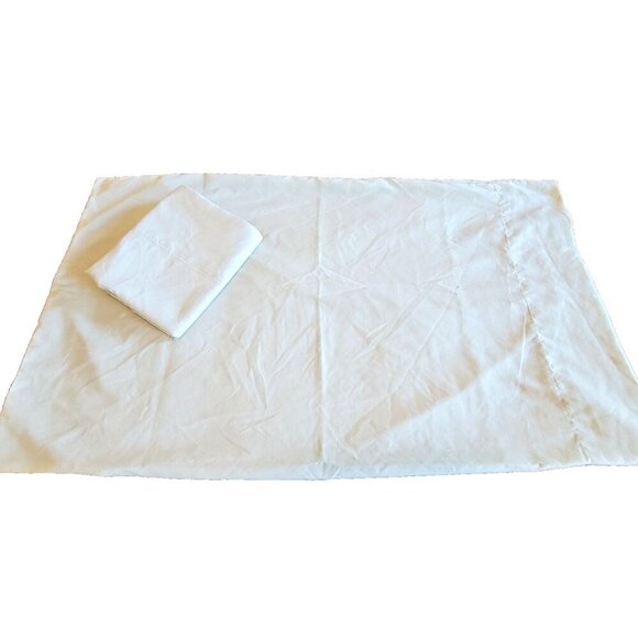 Hotel Style Pillow Cases King Size Set of 2 Cream Ivory Off-White - Picture 2 of 4